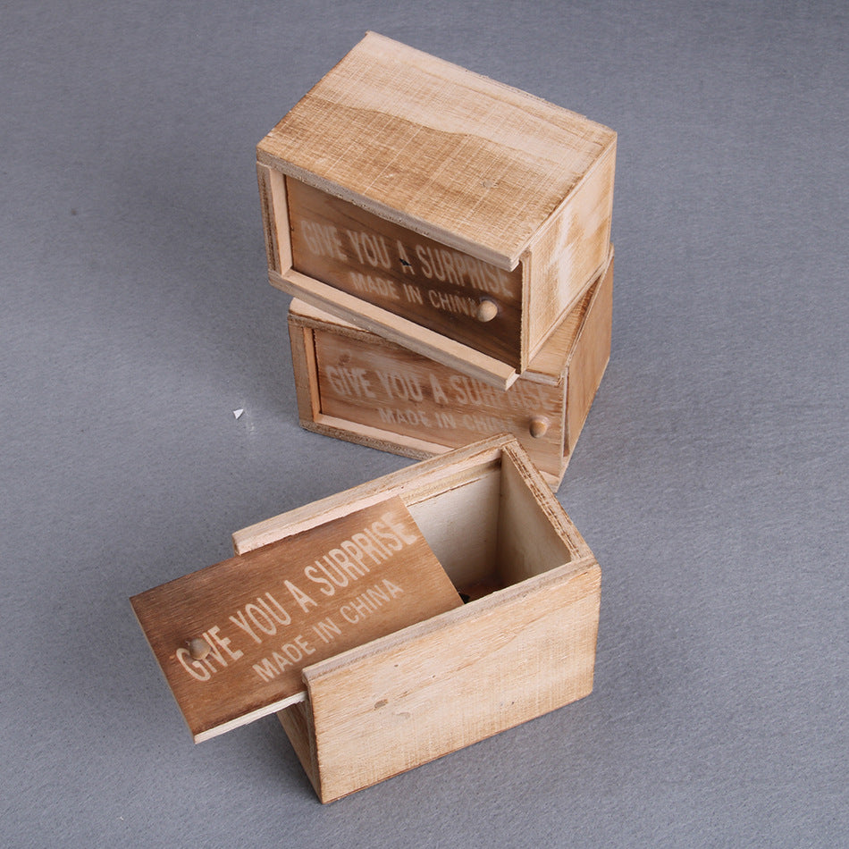 Spider Wooden Scare Box